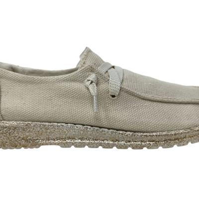Gypsy Jazz "Flash" Cream Slip-on Shoes