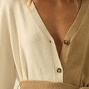  Promesa Promise the Label Colorblock Belted Cardigan