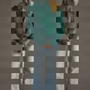  Panache Dark Green Quarter Zip Sweatshirt