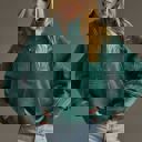  Panache Dark Green Quarter Zip Sweatshirt