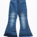  Bailey’s Blossoms Girl's “Sophie” Dark Wash Bell Bottom Flare Denim