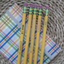  Custom Engraved #2 Ticonderoga Pencil Set