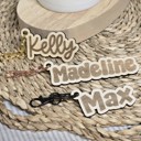  Personalized Wooden Name Keychain