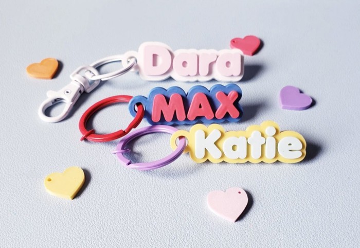 Custom Name Keychain