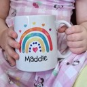  Personalized Name Mug with Rainbow
