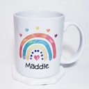  Personalized Name Mug with Rainbow