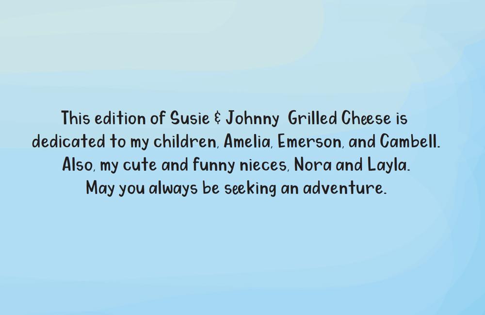 Meet Susie & Johnny Grilled Cheese (Adventure #1) 