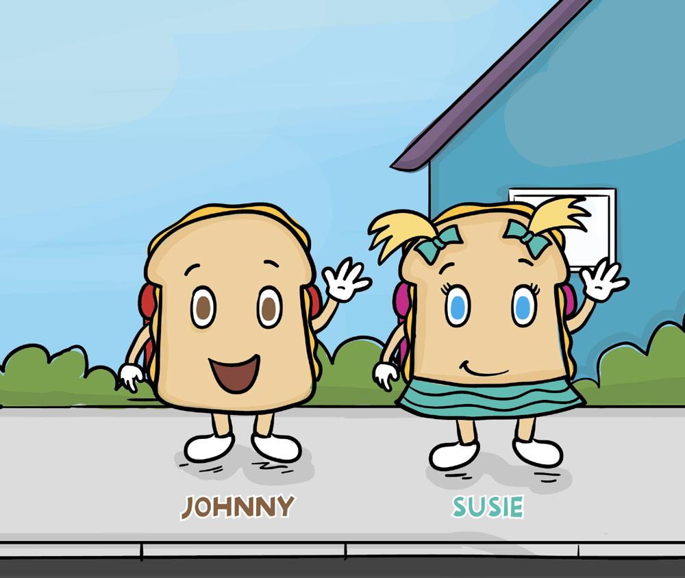 Meet Susie & Johnny Grilled Cheese (Adventure #1) 