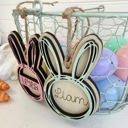  Personalized Easter Basket Tag, Easter Basket Tag, Easter Kids Decor