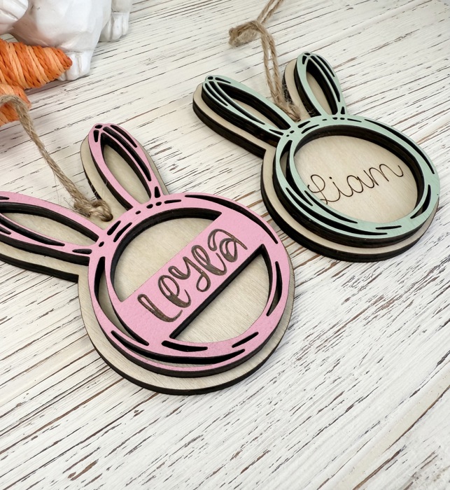 Personalized Easter Basket Tag, Easter Basket Tag, Easter Kids Decor