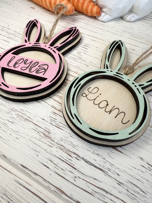 Personalized Easter Basket Tag, Easter Basket Tag, Easter Kids Decor