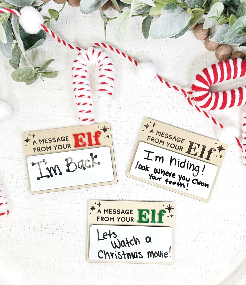 Elf Message Dry Erase Board