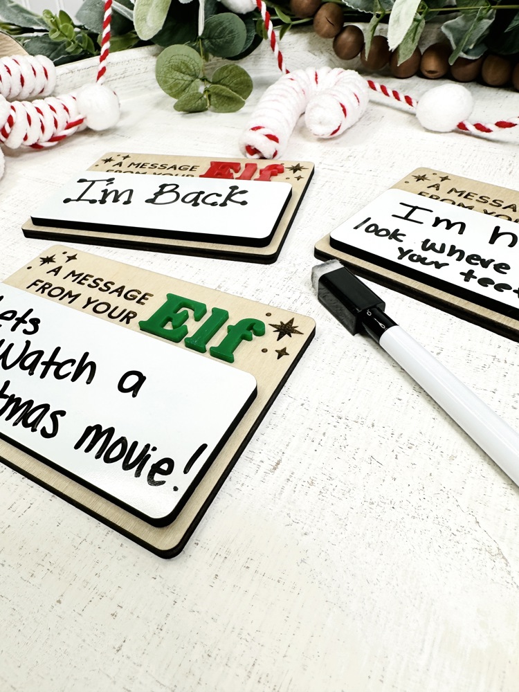 Elf Message Dry Erase Board