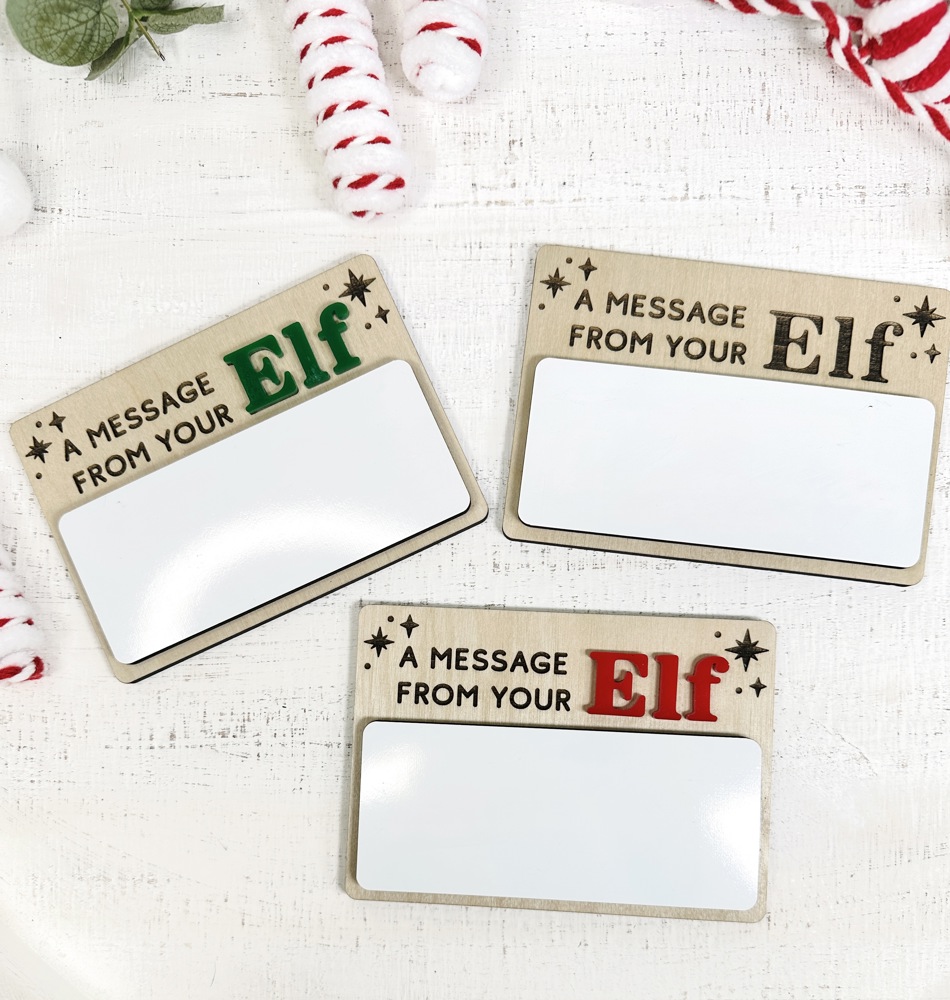 Elf Message Dry Erase Board