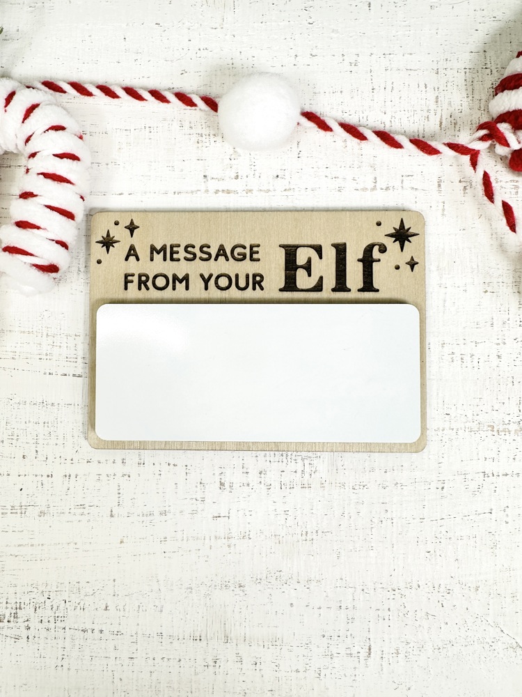 Elf Message Dry Erase Board