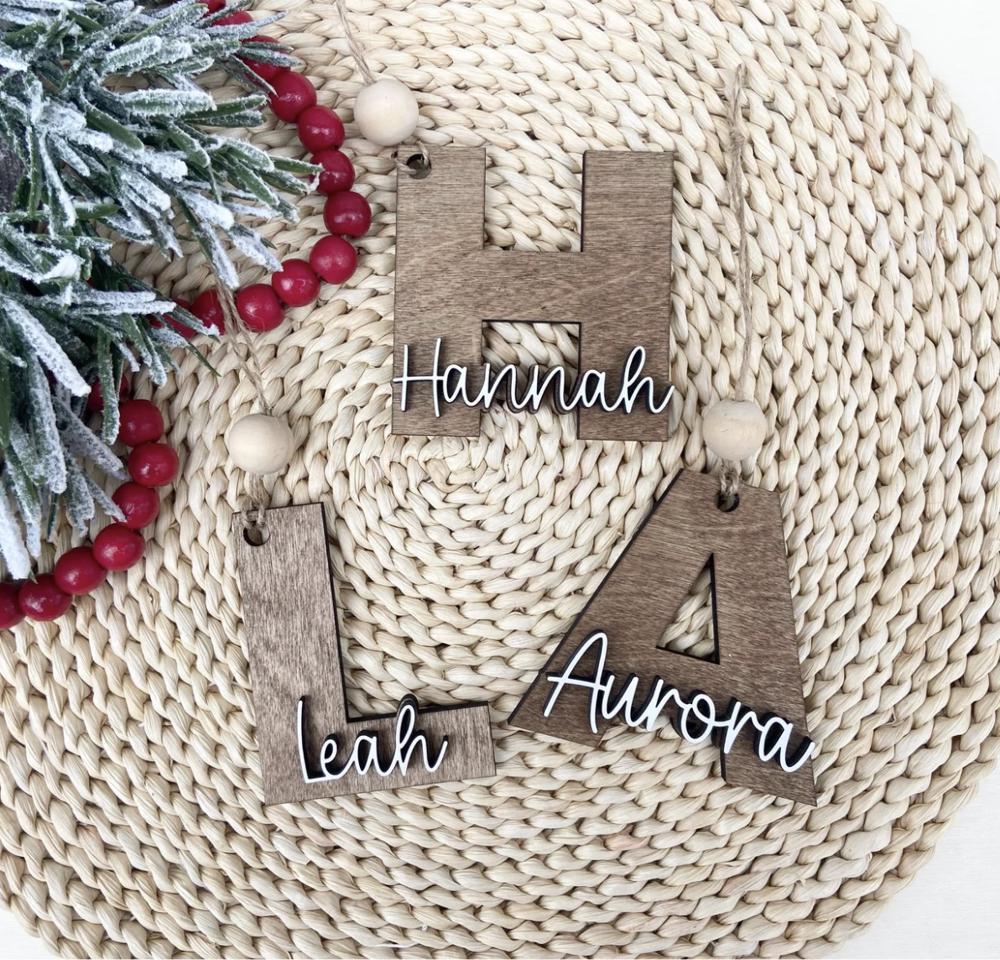 Personalized Name Christmas Ornament