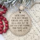  Best Friend Christmas Ornament, Friendship Ornament