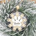  Personalized Dog Name Ornament, Pet Christmas Tree Ornament