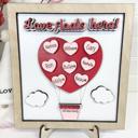  Personalized Valentines Family Name Signs, Valentines Day Decor