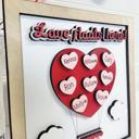  Personalized Valentines Family Name Signs, Valentines Day Decor