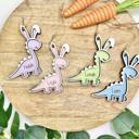  Personalized Easter Dinosaur bunny basket tag, Easter Basket Tag, Dinosaur bunny Tag, Easter, Dino Easter Tag