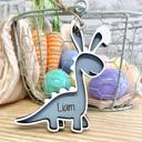  Personalized Easter Dinosaur bunny basket tag, Easter Basket Tag, Dinosaur bunny Tag, Easter, Dino Easter Tag