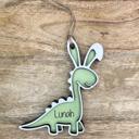  Personalized Easter Dinosaur bunny basket tag, Easter Basket Tag, Dinosaur bunny Tag, Easter, Dino Easter Tag