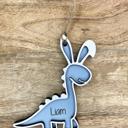  Personalized Easter Dinosaur bunny basket tag, Easter Basket Tag, Dinosaur bunny Tag, Easter, Dino Easter Tag