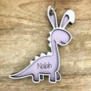  Personalized Easter Dinosaur bunny basket tag, Easter Basket Tag, Dinosaur bunny Tag, Easter, Dino Easter Tag