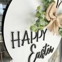  Happy Easter Door Hanger, Spring Home Decor, Easter Door Hanger, Spring Porch Decor