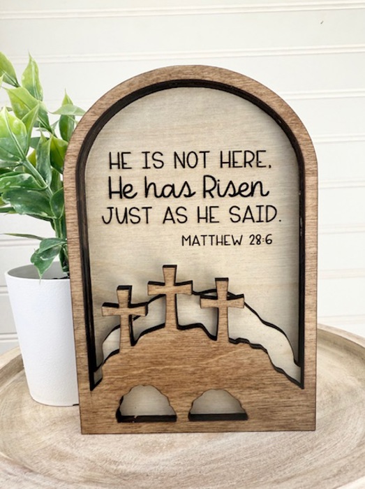 Easter Tier Tray Decorations, Religious Tier Tray Decor, Easter Home Decor, Spring Decor