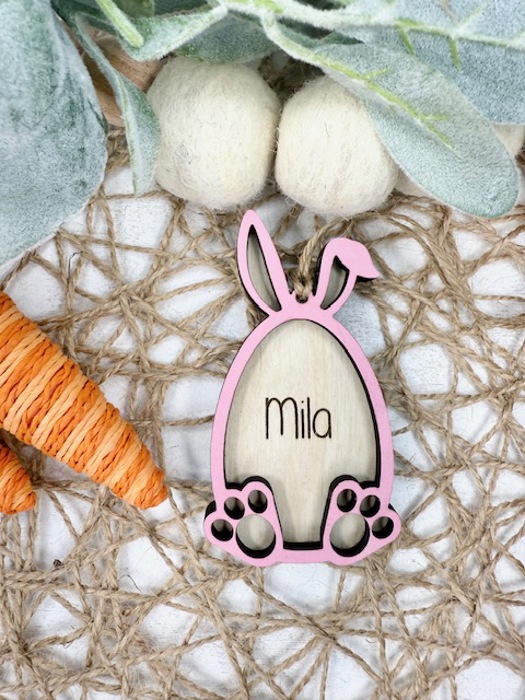 Personalized Easter Basket Name Tag