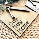  Personalized New Home Ornament, Our First Home Ornament, Housewarming Gift, New House Gift, Gift From Realtor