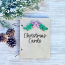  Personalized Christmas Card Holder,Christmas Card Keepsake, Christmas Card Saver, Cards of Christmas Past, Card Album, Christmas Card Holder