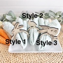  Wooden Easter Bunny Napkin Rings: Spring Table Decor, Place Settings & Festive Holiday Home Accents