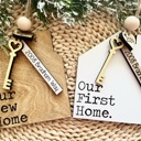  Personalized New Home Ornament, Our First Home Ornament, Housewarming Gift, New House Gift, Gift From Realtor