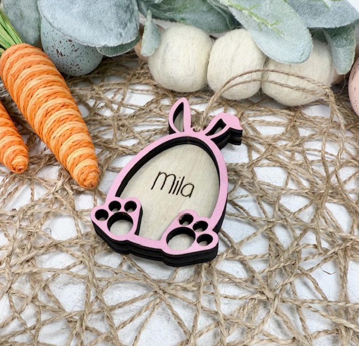 Personalized Easter Basket Name Tag