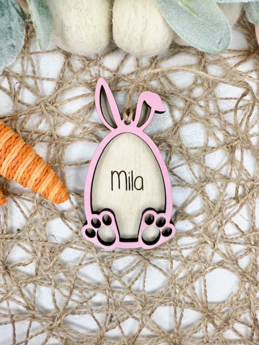 Personalized Easter Basket Name Tag