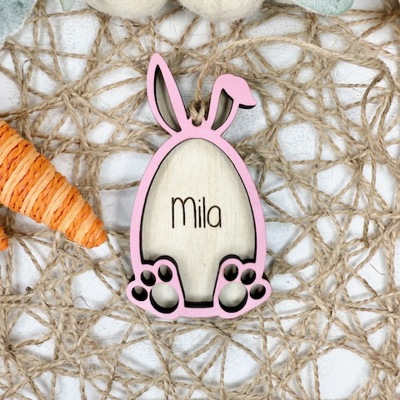 Personalized Easter Basket Name Tag