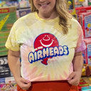 Medium Airheads® Playfully Delicious Since 1985 Tie-Dye Tee | Officially Licensed