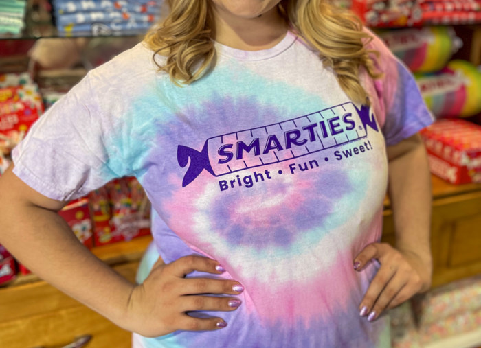 Smarties® Bright • FUN • Smarties Tie-Dye Tee | Officially Licensed