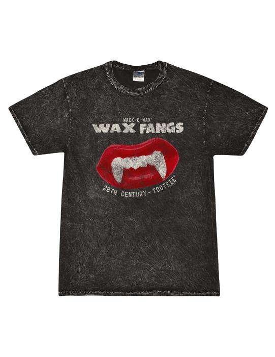 Wack-O-Wax® FANGS Black Mineral Wash Tee | Officially Licensed