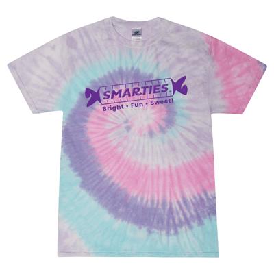 Smarties® Bright • FUN • Smarties Tie-Dye Tee | Officially Licensed