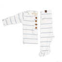 3-6M Striped Dusk Top + Bottom Set