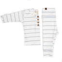 6-9M Striped Dusk Top + Bottom Set