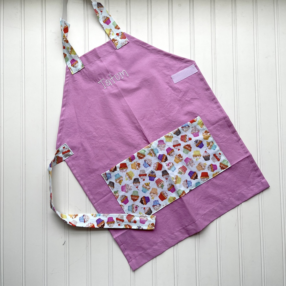 Kids Personalized Aprons - Baking Holiday Memories - Preschool though Big Kid sizes