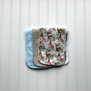 Cozy Woodlands 3-piece Burp Cloth Bundle - Set of 3 or 5 Handmade Burp Cloths