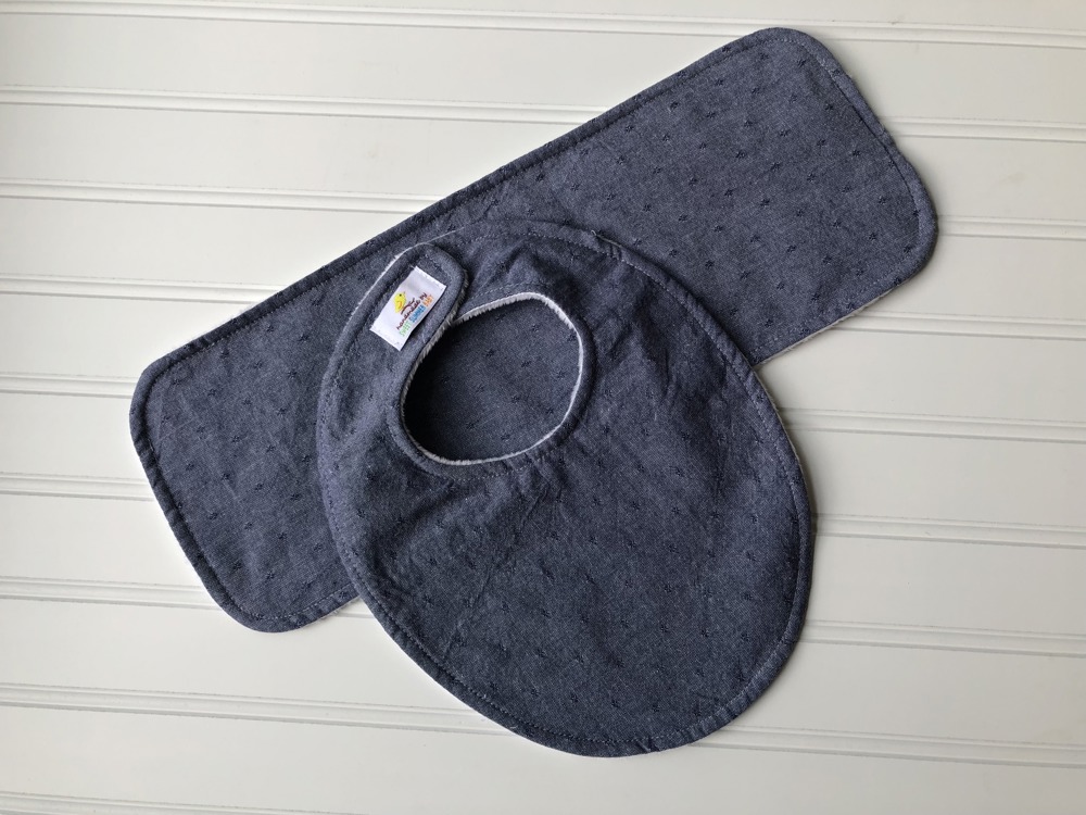 Boutique Bib & Burp Cloth Set