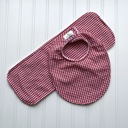  Personalized Boutique Bib & Burp Cloth Set