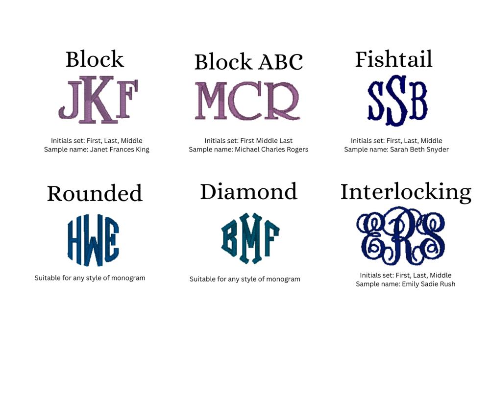 Monogrammed Luggage Handle Wraps - Handmade in USA